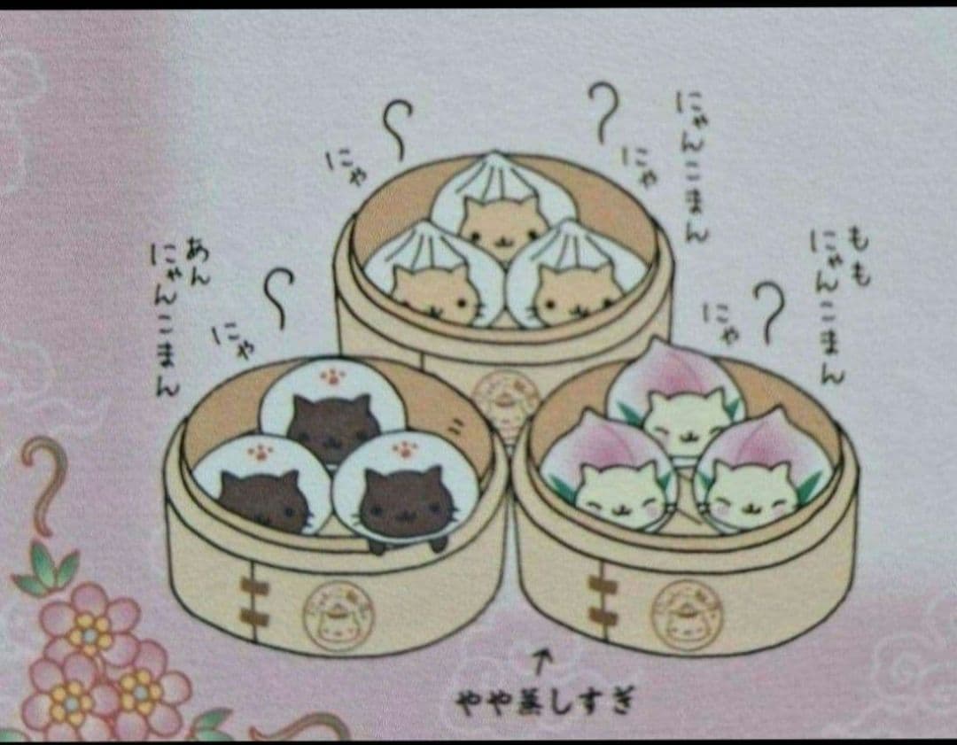 にゃんにゃんにゃんこ　ストラップトップ6個セット　サンエックス