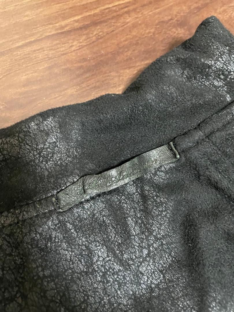 14th addiction コーティングモトクロススウェットパンツ