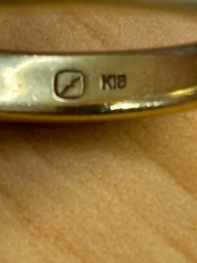 r*様 18金約7g サファイア0.55カラット