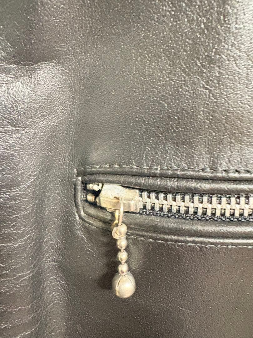 ホーンワークス コルセア 襟付きシングルライダース Lサイズ バッファロー