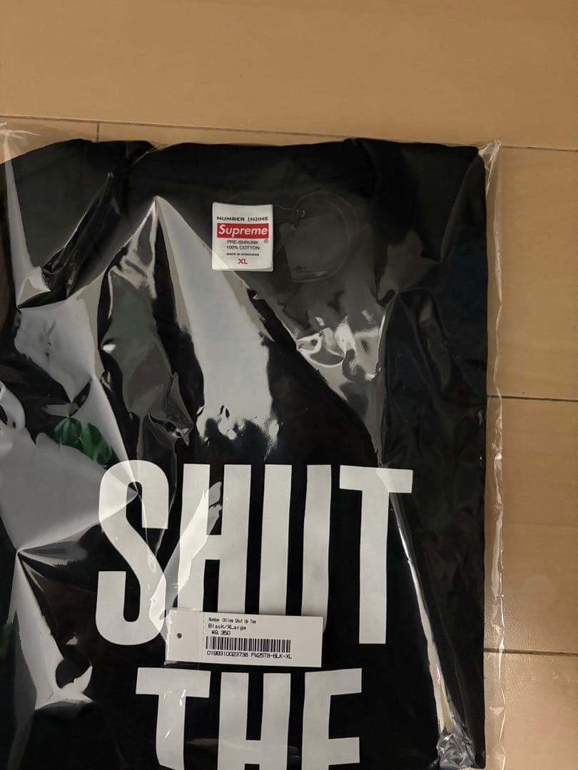 新品XL！Supreme×ナンバーナインShut The Fuck UpTシャツ