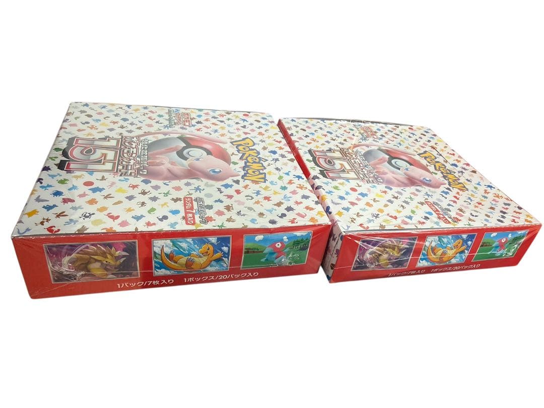 ポケモンカードゲーム151 2BOX シュリンク付き