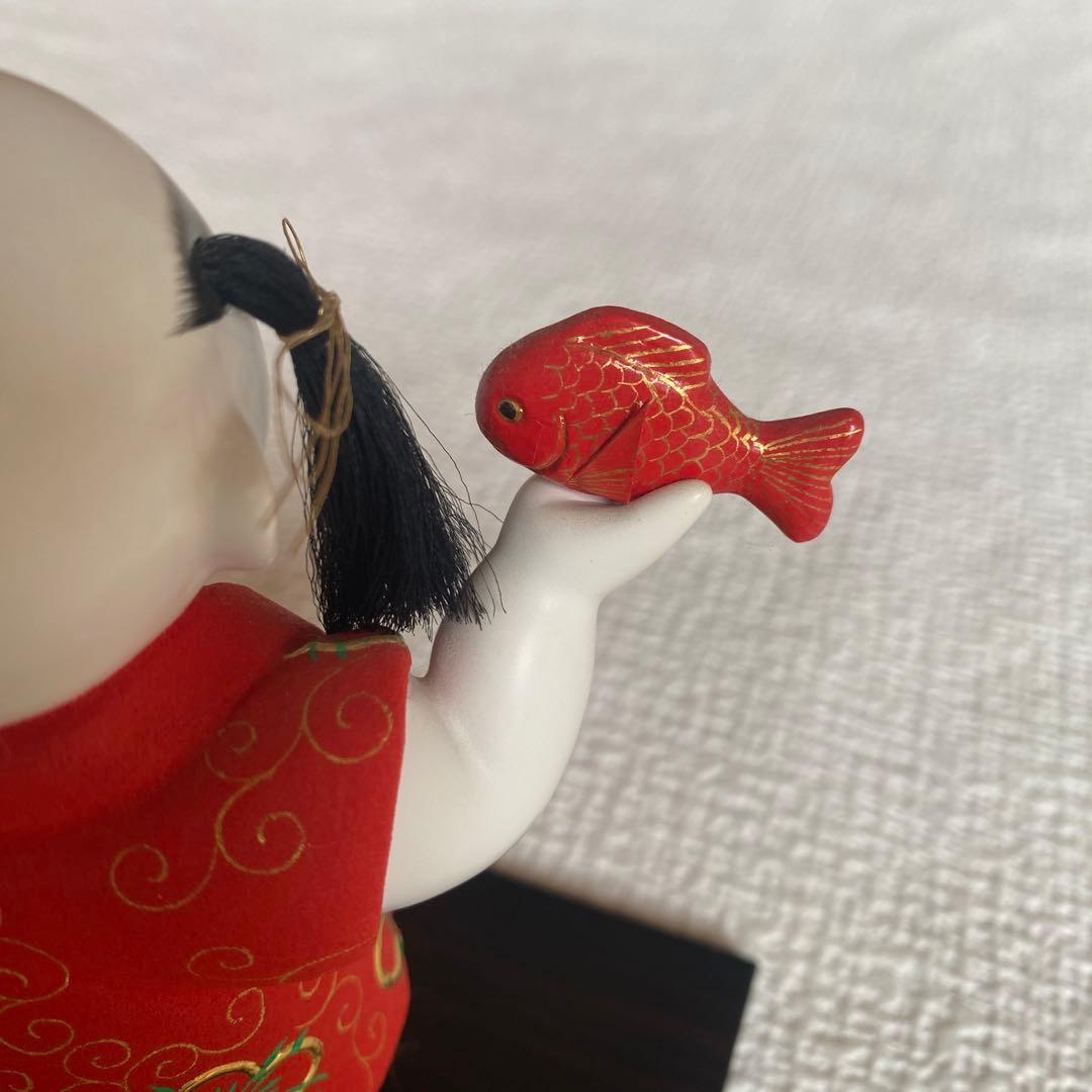 希少✨中村信喬　恵比寿　御所人形　丸平大木人形店購入　縁起物　置物