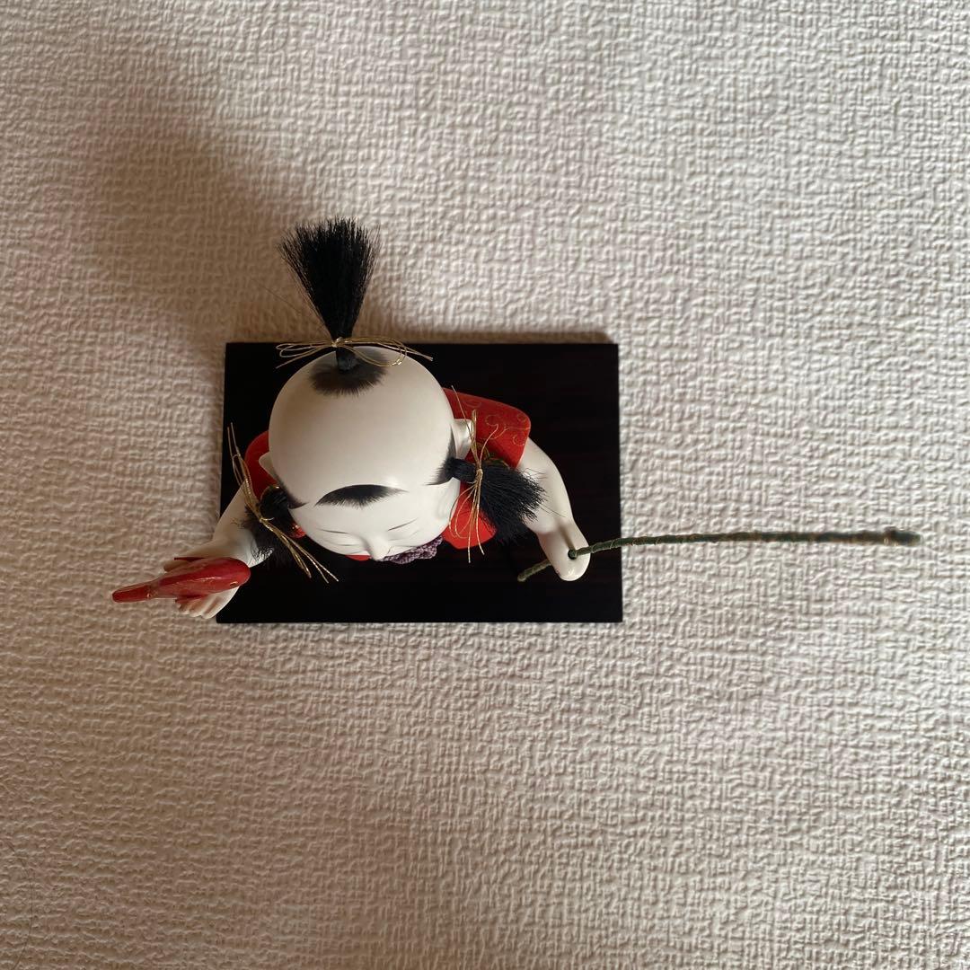 希少✨中村信喬　恵比寿　御所人形　丸平大木人形店購入　縁起物　置物