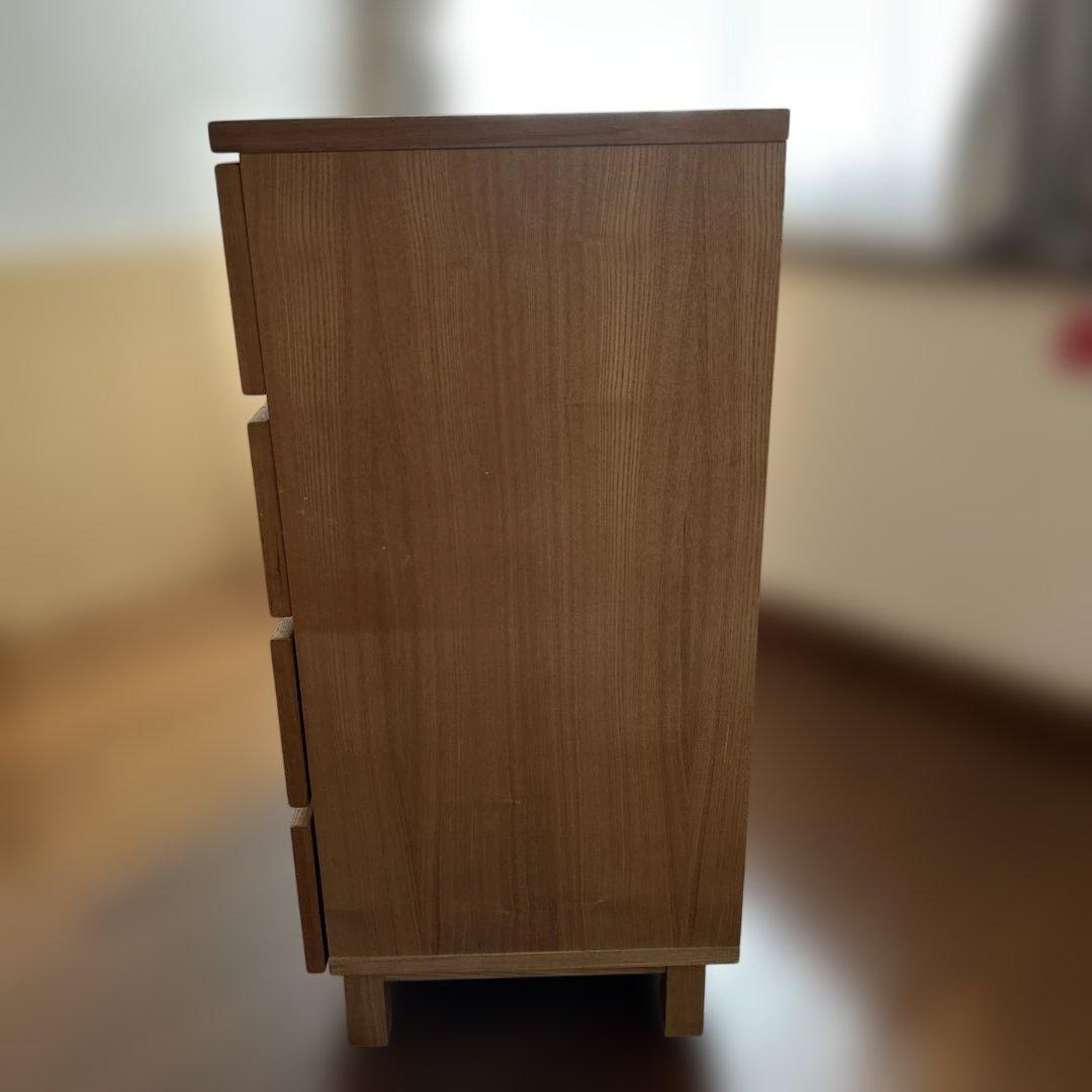 MUJI 木製5段チェスト・キャビネット