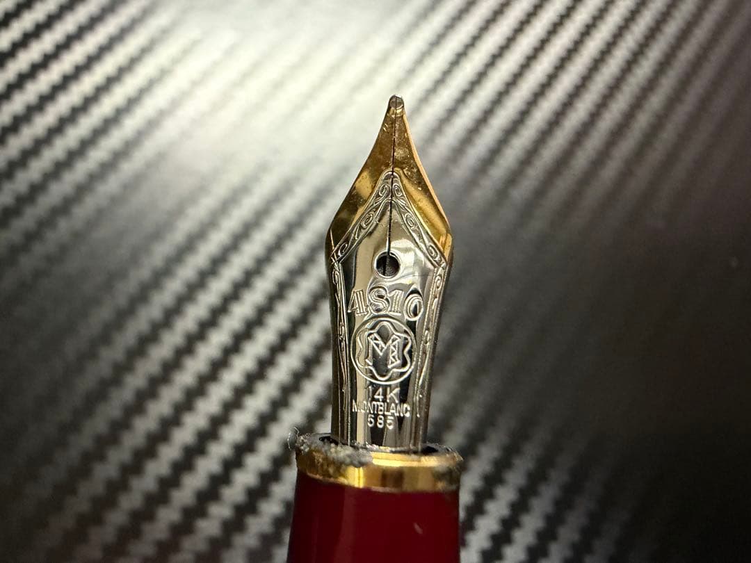 モンブラン マイスターシュテュック 144 ボルドー 中白 M 中字 万年筆