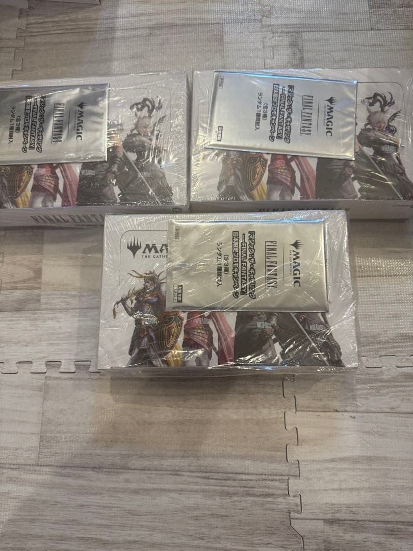 3セット　MTG ファイナルファンタジー　プレイブースターBOX限定プロモ付き