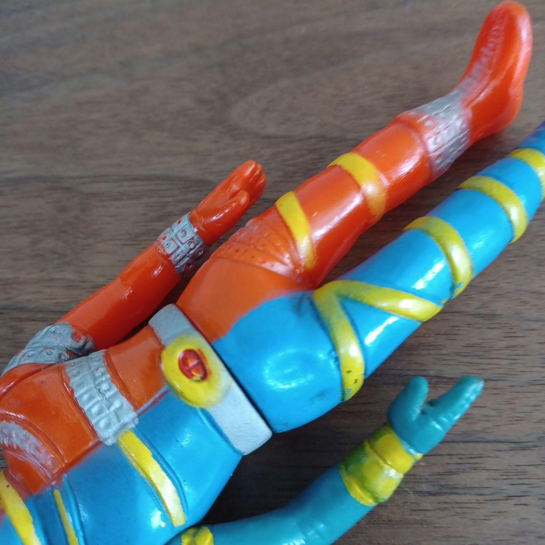 当時物タカトク製「人造人間キカイダー」希少な黒目ソフビフィギュア