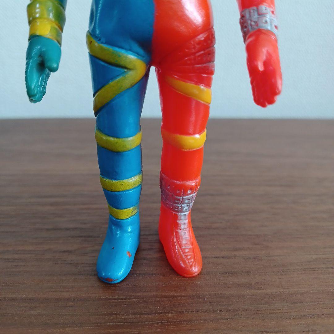 当時物タカトク製「人造人間キカイダー」希少な黒目ソフビフィギュア