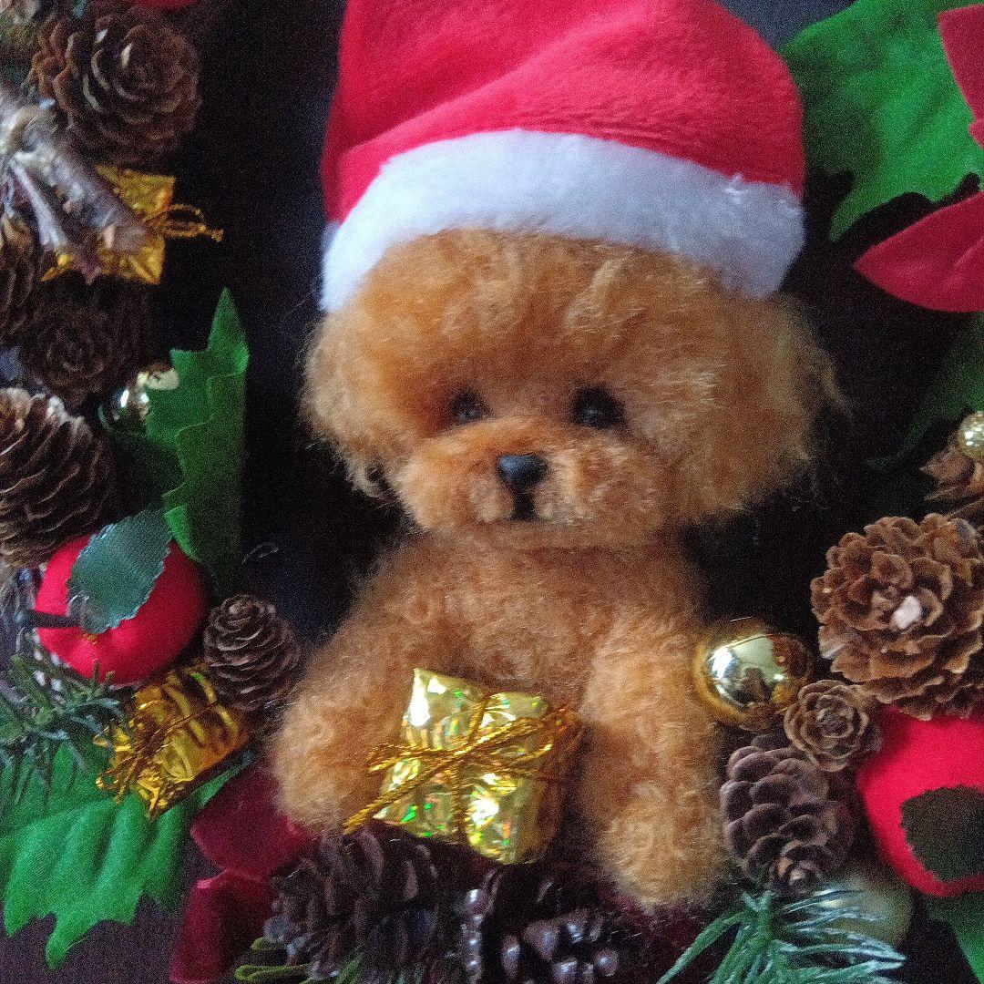 羊毛フェルト　トイプードル　もも　３点おまとめ