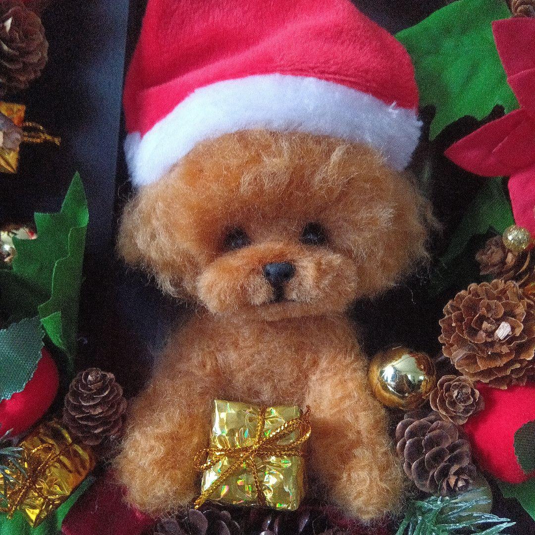 羊毛フェルト　トイプードル　もも　３点おまとめ