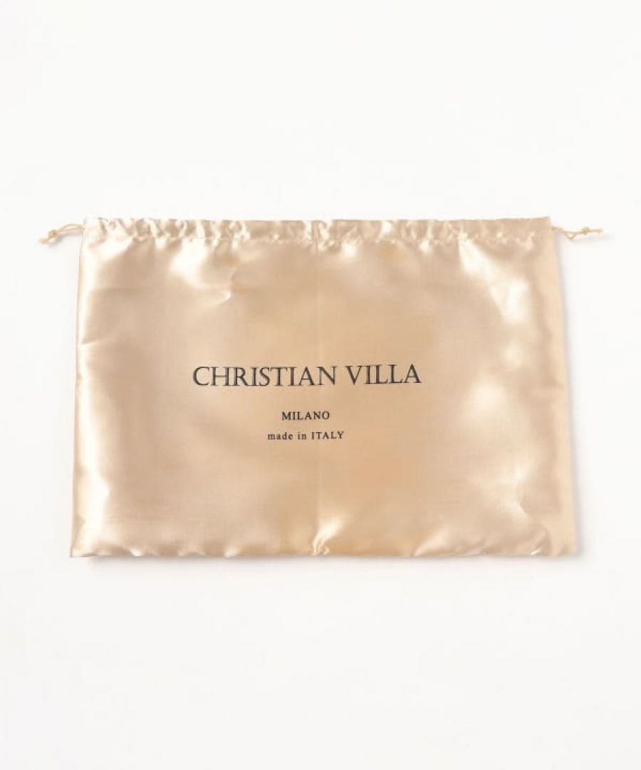 専用 別注CHRISTIAN VILLA スエードスクエア ロングハンドルバッグ