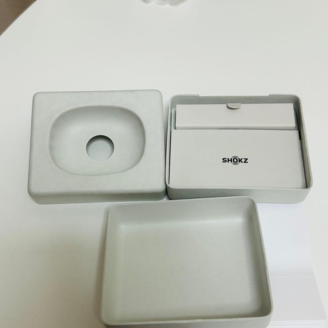 【美品】Shokz opendots one グレー 充電器のみ