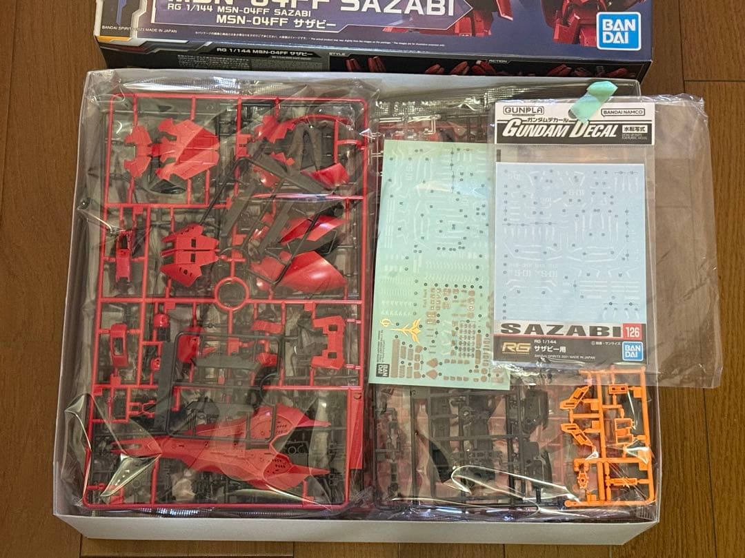 RG MSN–04FF サザビー　水転写デカール　セット