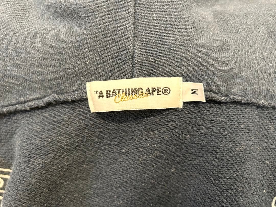 A BATHING APE ネイビーパーカー M