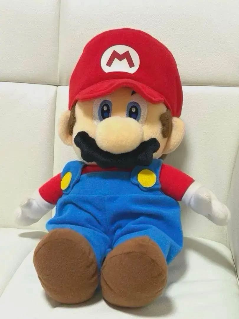 【美品】マリオパーティ5 マリオ ぬいぐるみ 三英貿易