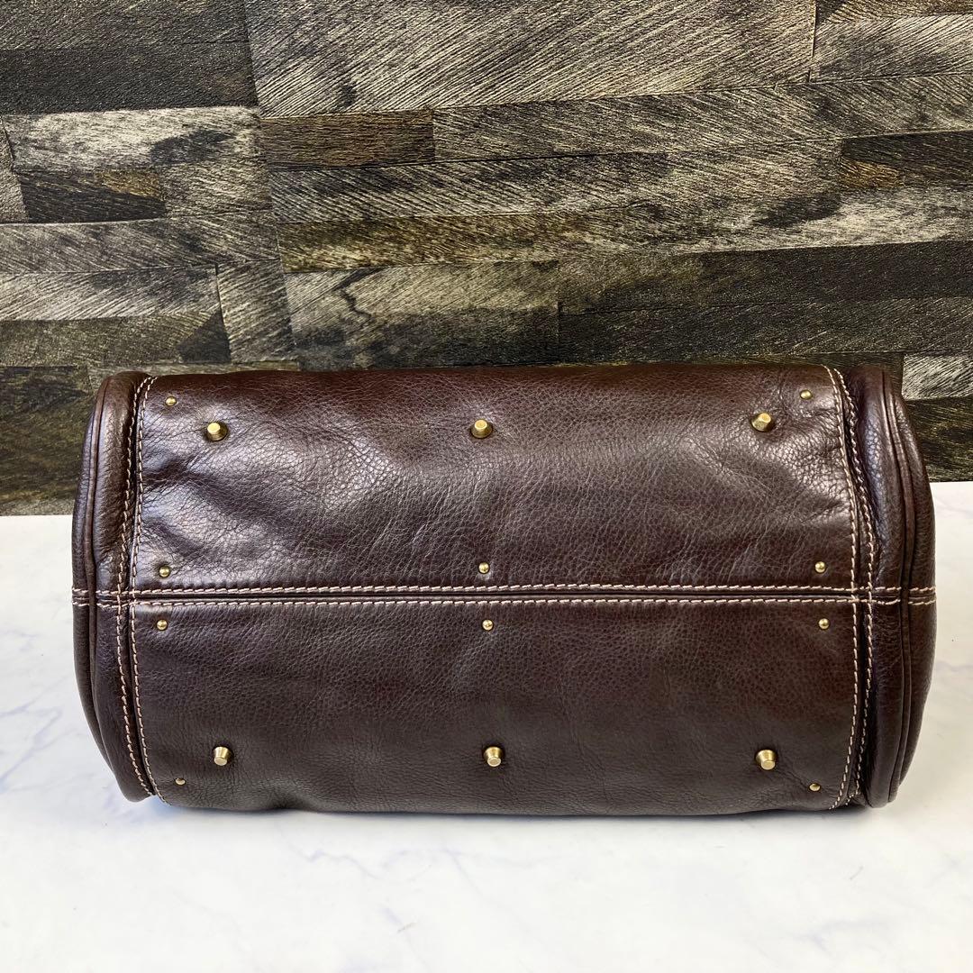 極美品 Chloe パディントン ハンドバッグ 南京錠 ダークブラウン レザー