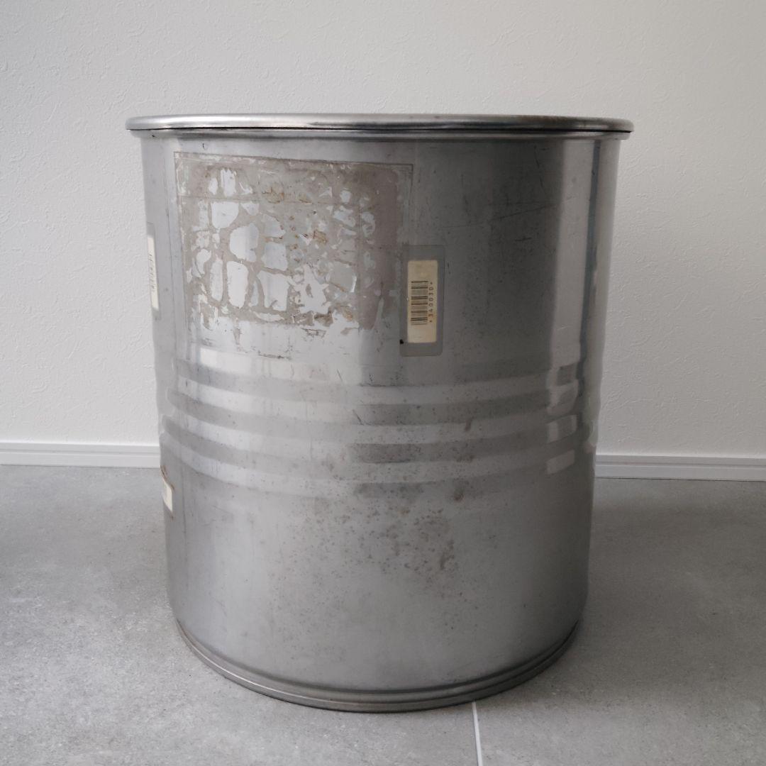 工業系インダストリアル　スチールオープン型ドラム缶　φ41cm×H43.5cm