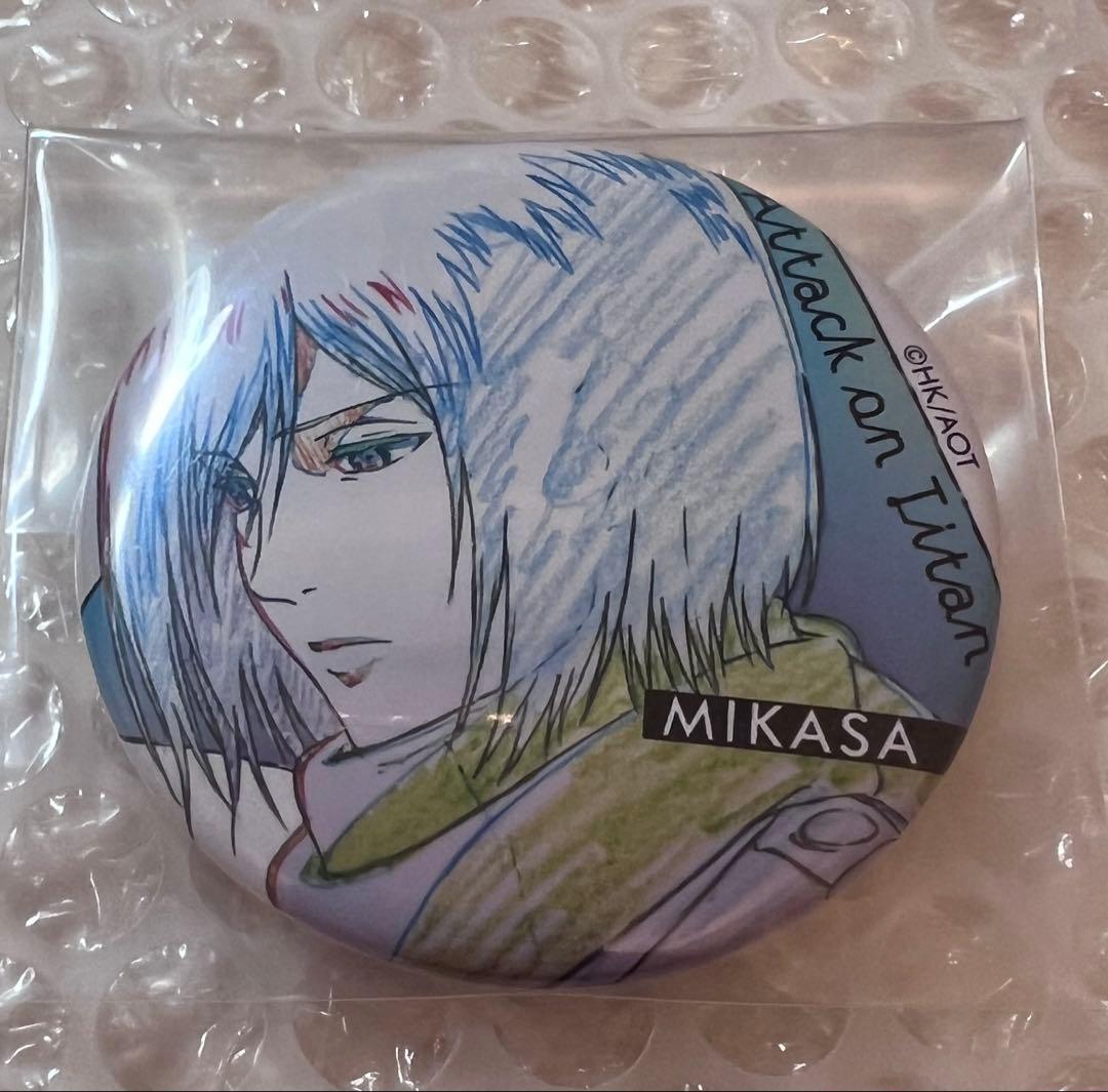 進撃の巨人 ミカサ wit studio 缶バッジ