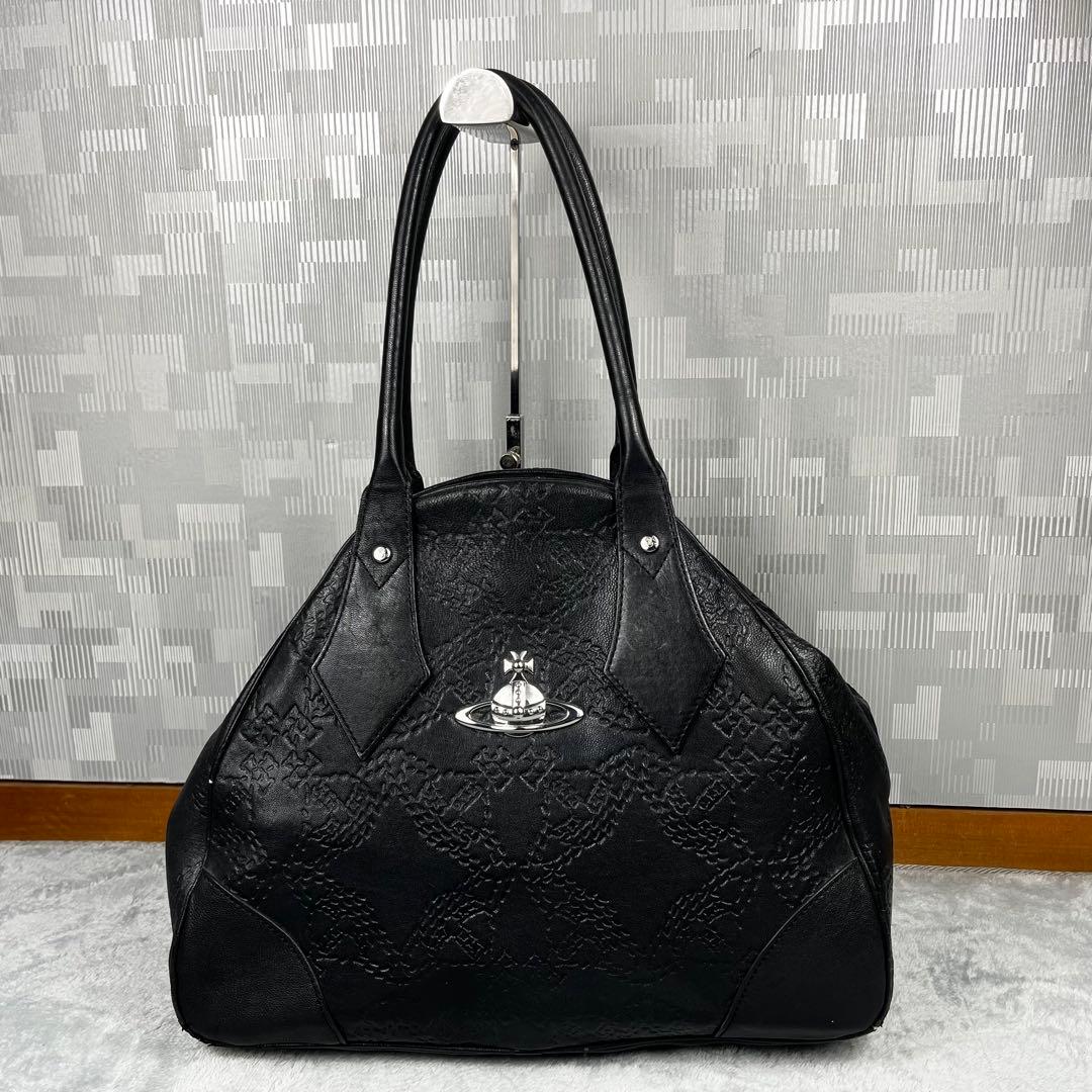 Vivienne Westwood ヤスミン ミニボストンバッグ オーブ 型押し