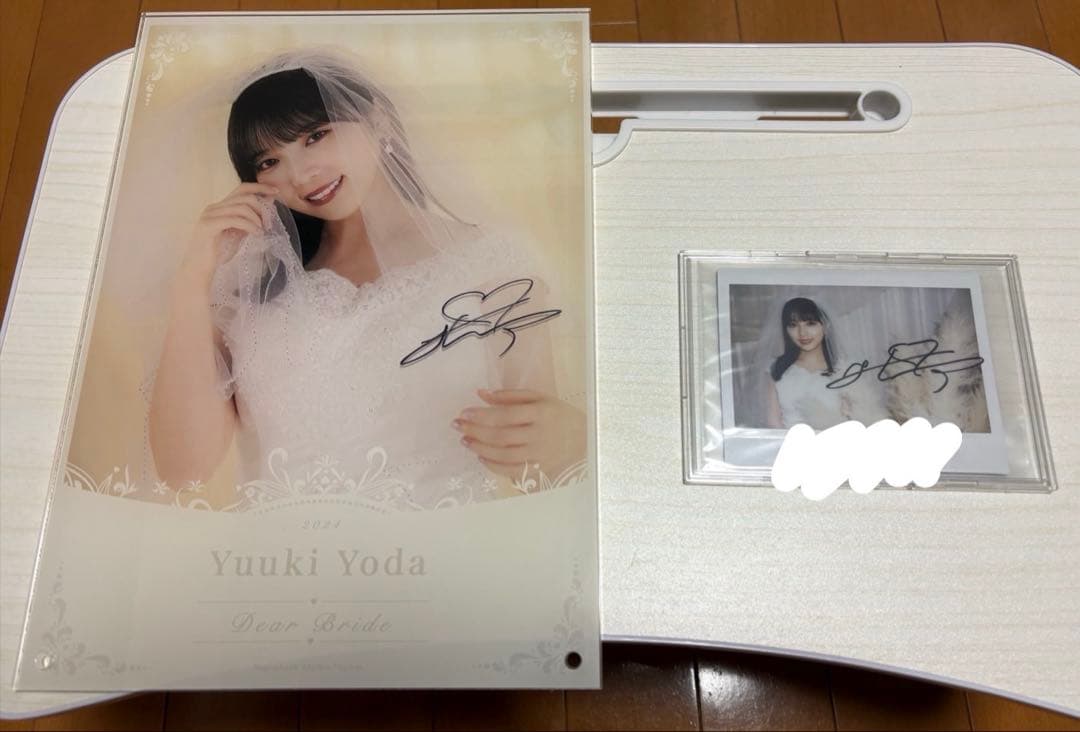 与田祐希　乃木フェス直筆花嫁チェキ　ウェディングボード