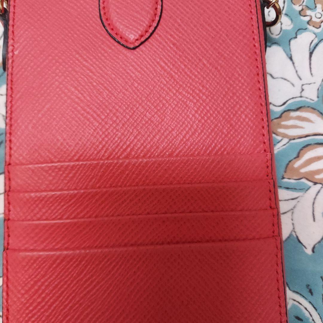 SHIN様　スマイソン　スマホショルダー　コーラルピンク