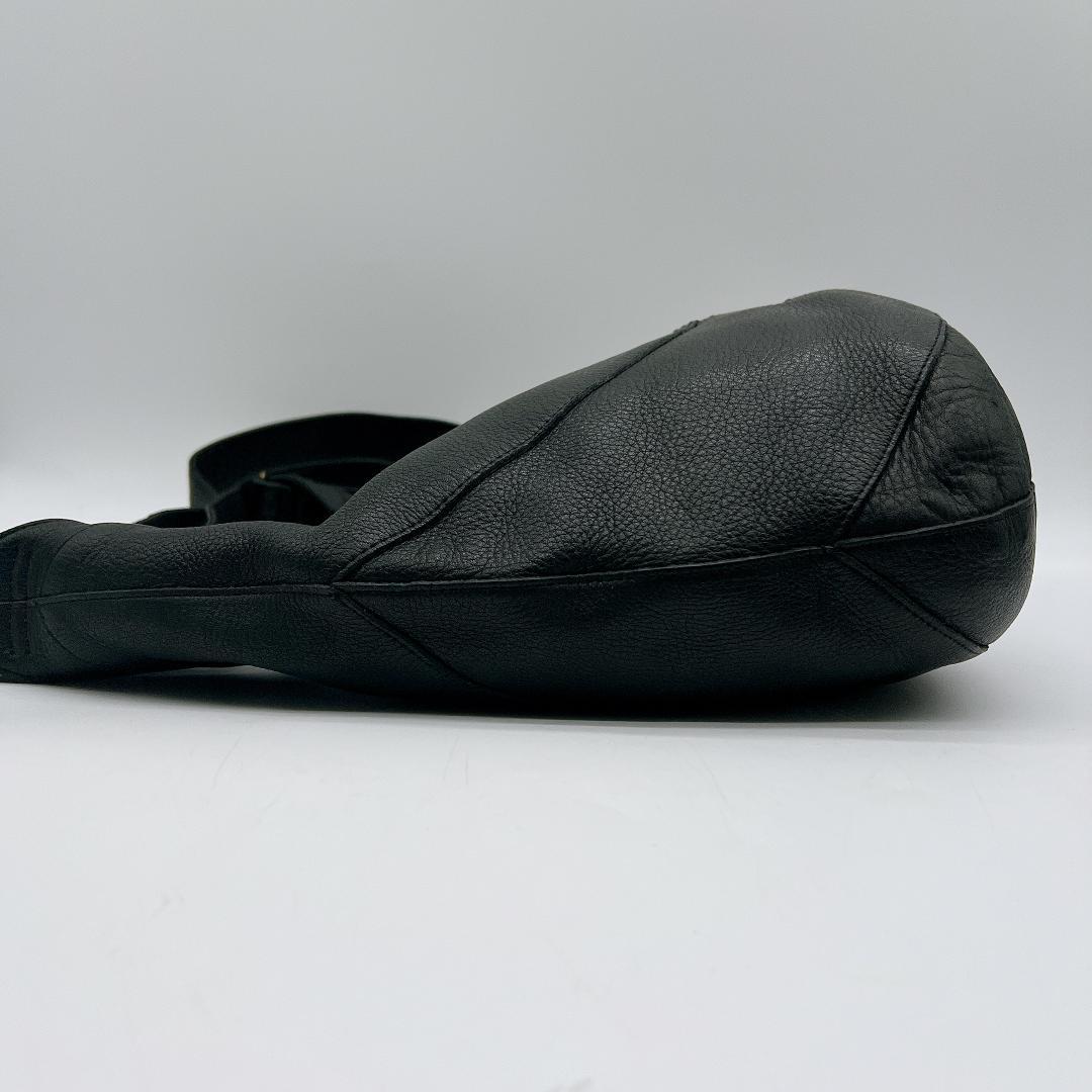 B.Stuff モニカ ワンショルダーバッグ オールレザー ブラック f177