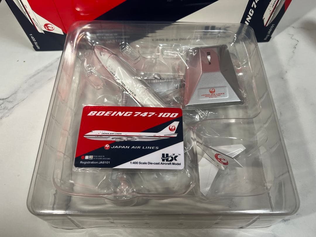 日本航空 Boeing 747-100 1/400スケールモデル