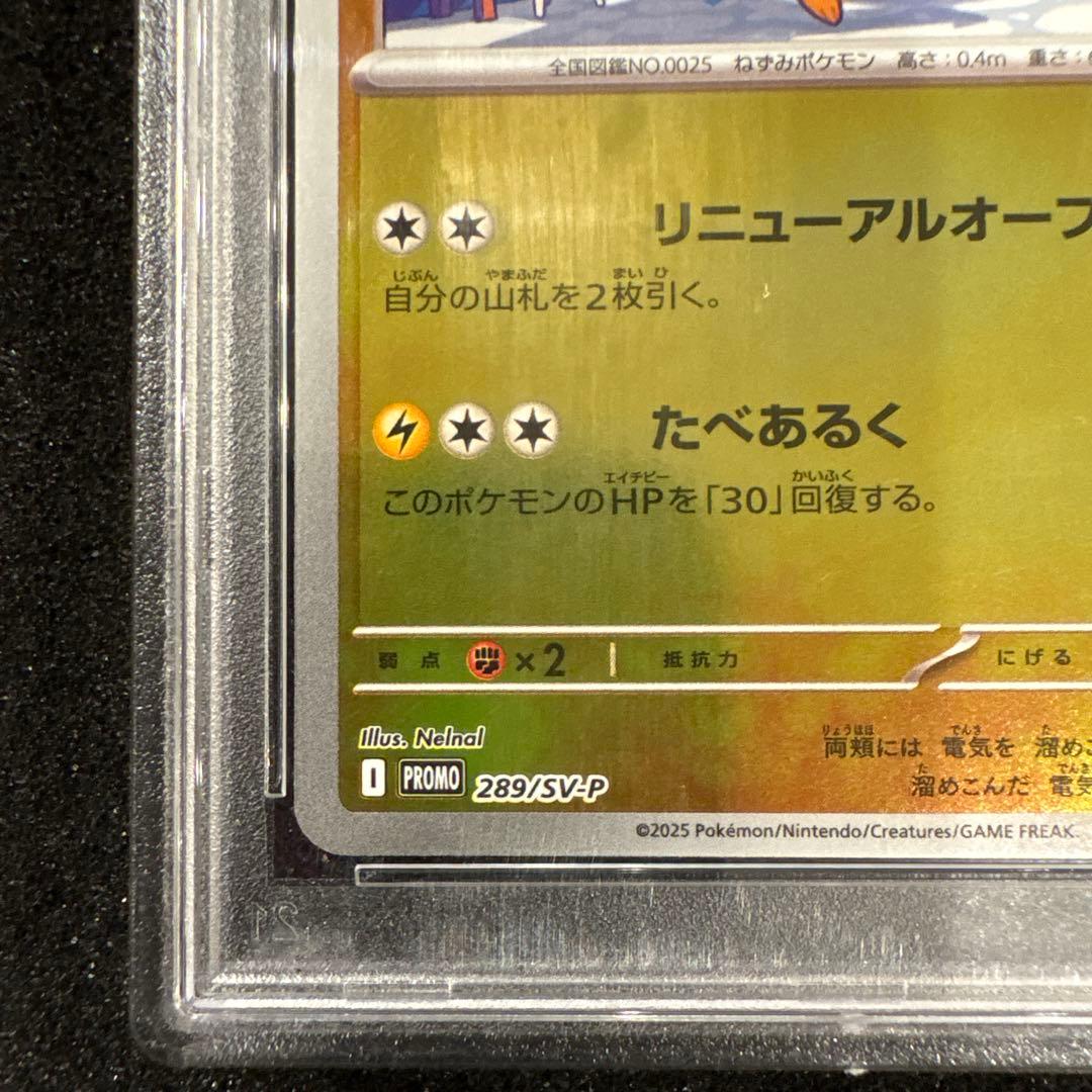 【PSA10】フクオカのピカチュウ　289/SV-Pプロモ　ポケモンカード