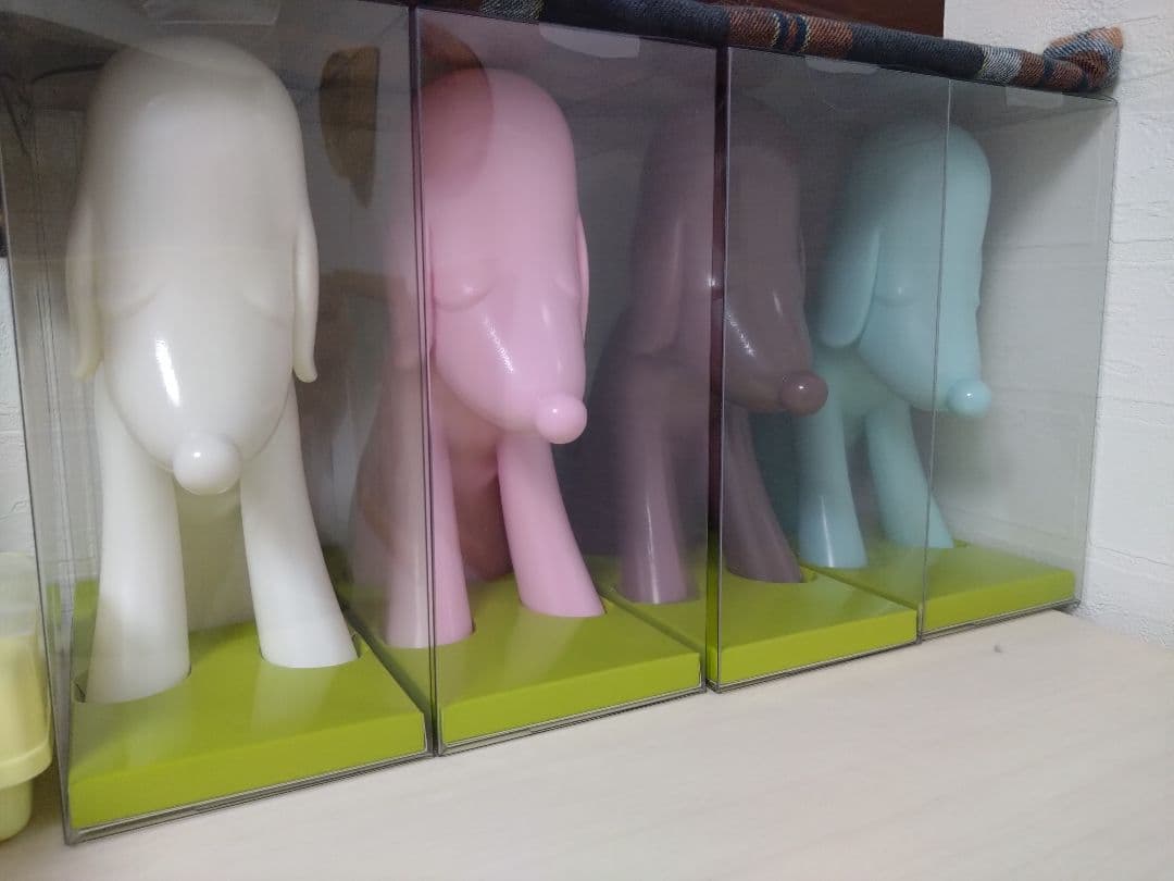 奈良美智 あおもり犬 貯金箱 4色