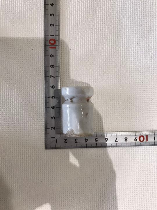 レトロ　アンティーク陶器碍子　小10個