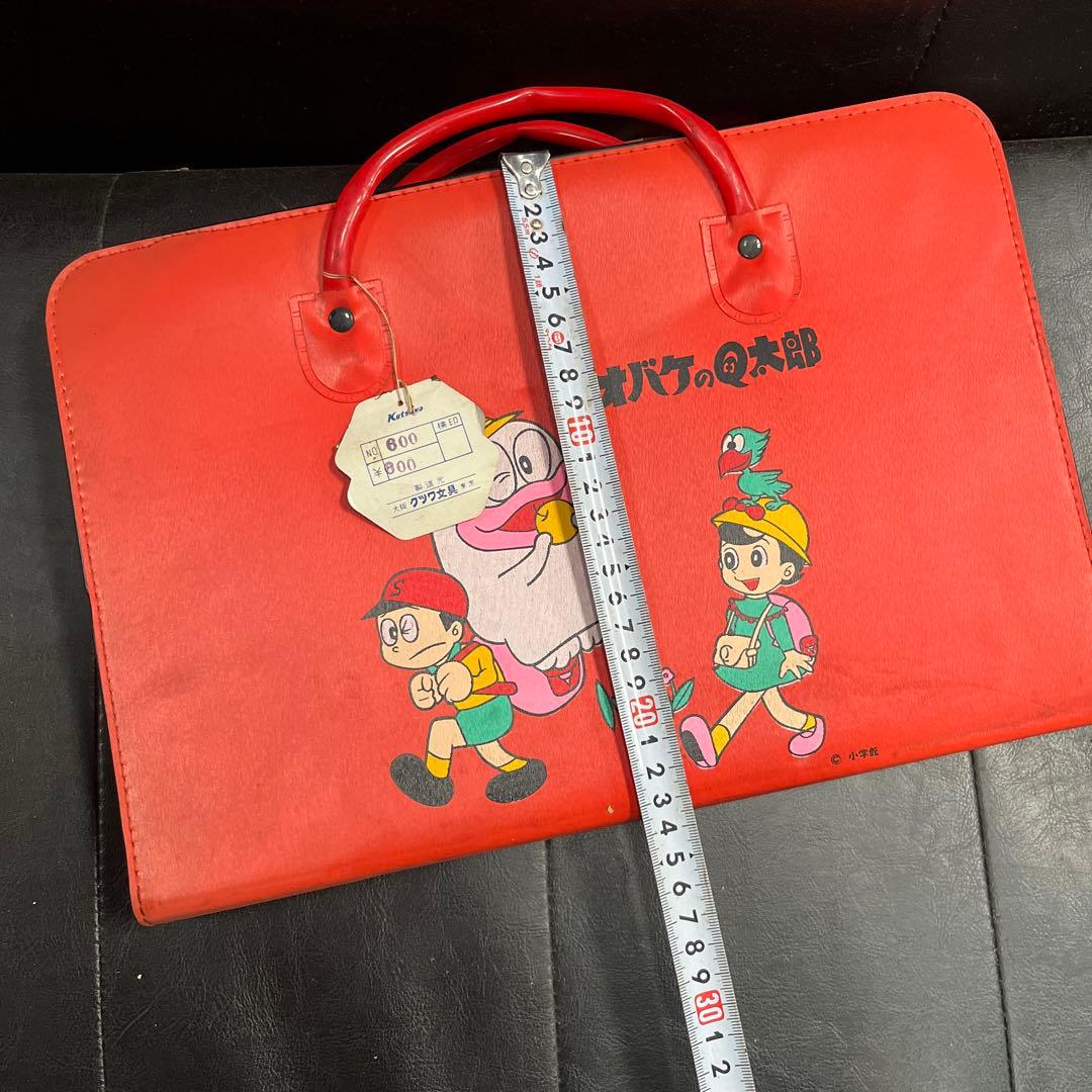 昭和レトロ　デッドストック　オバQ キャラクター バッグ