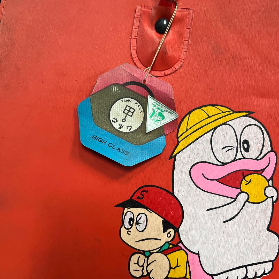 昭和レトロ　デッドストック　オバQ キャラクター バッグ