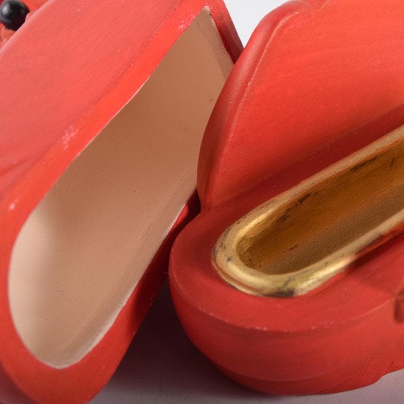 茶道具　京焼　東哉製　海老香合　共布共箱　V　8353