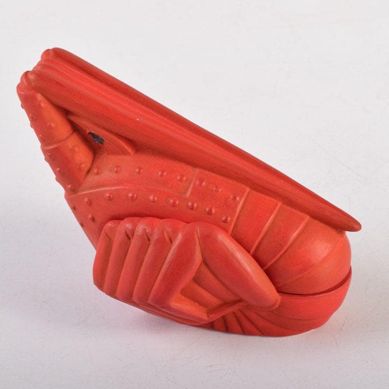 茶道具　京焼　東哉製　海老香合　共布共箱　V　8353