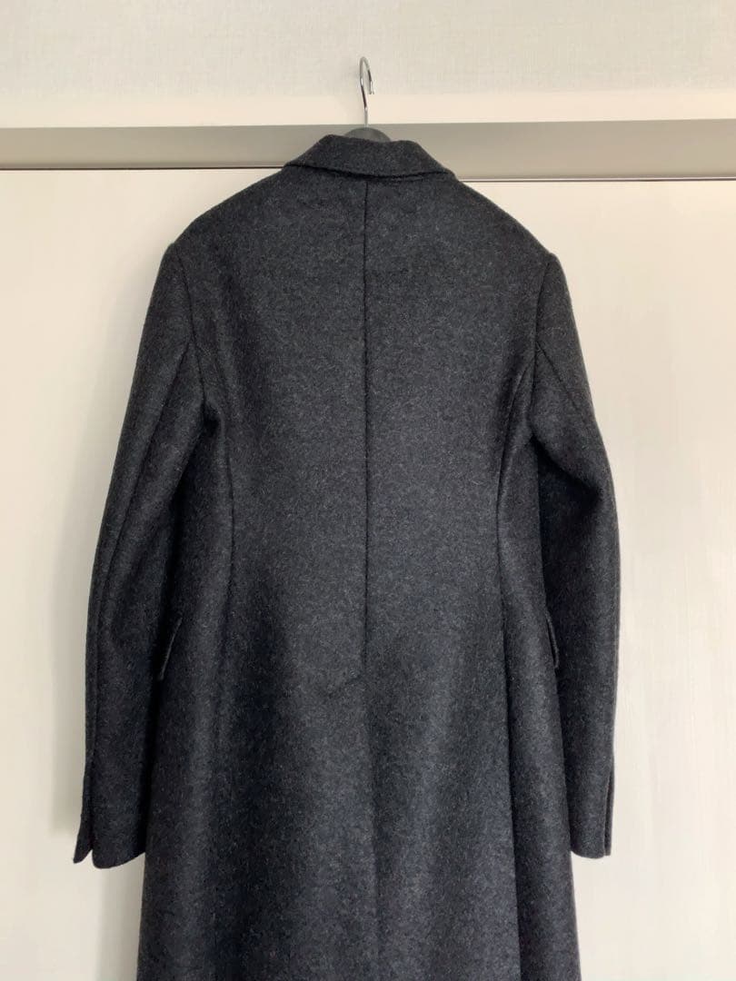 新品タグ付き【ZARA ザラ】ウールチェスターコート★チャコールグレー系★XS