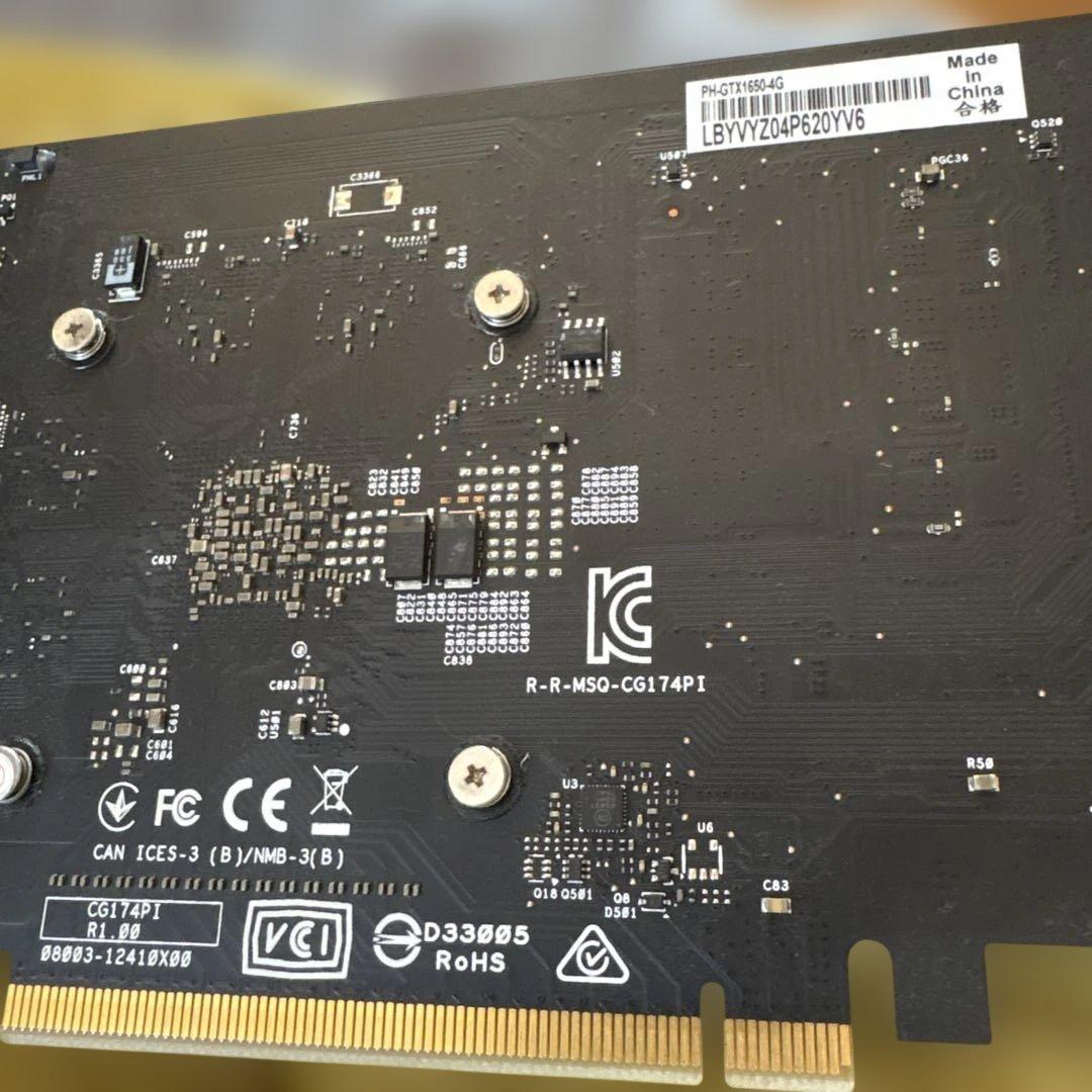 ASUS GTX 1650 グラフィックボード