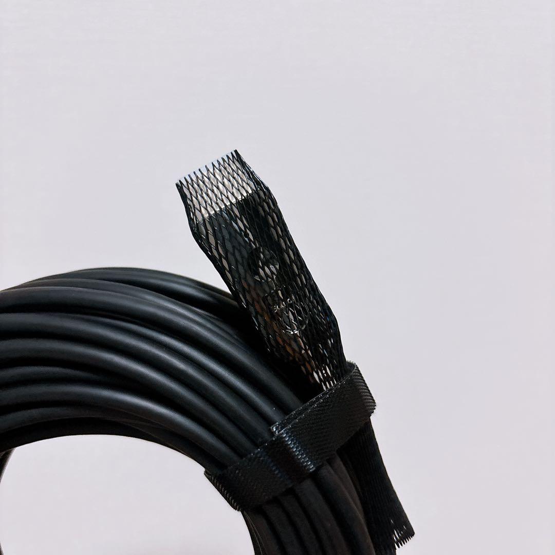 8K対応 HDMIファイバーオプティカルケーブル 20m ブラック 黒