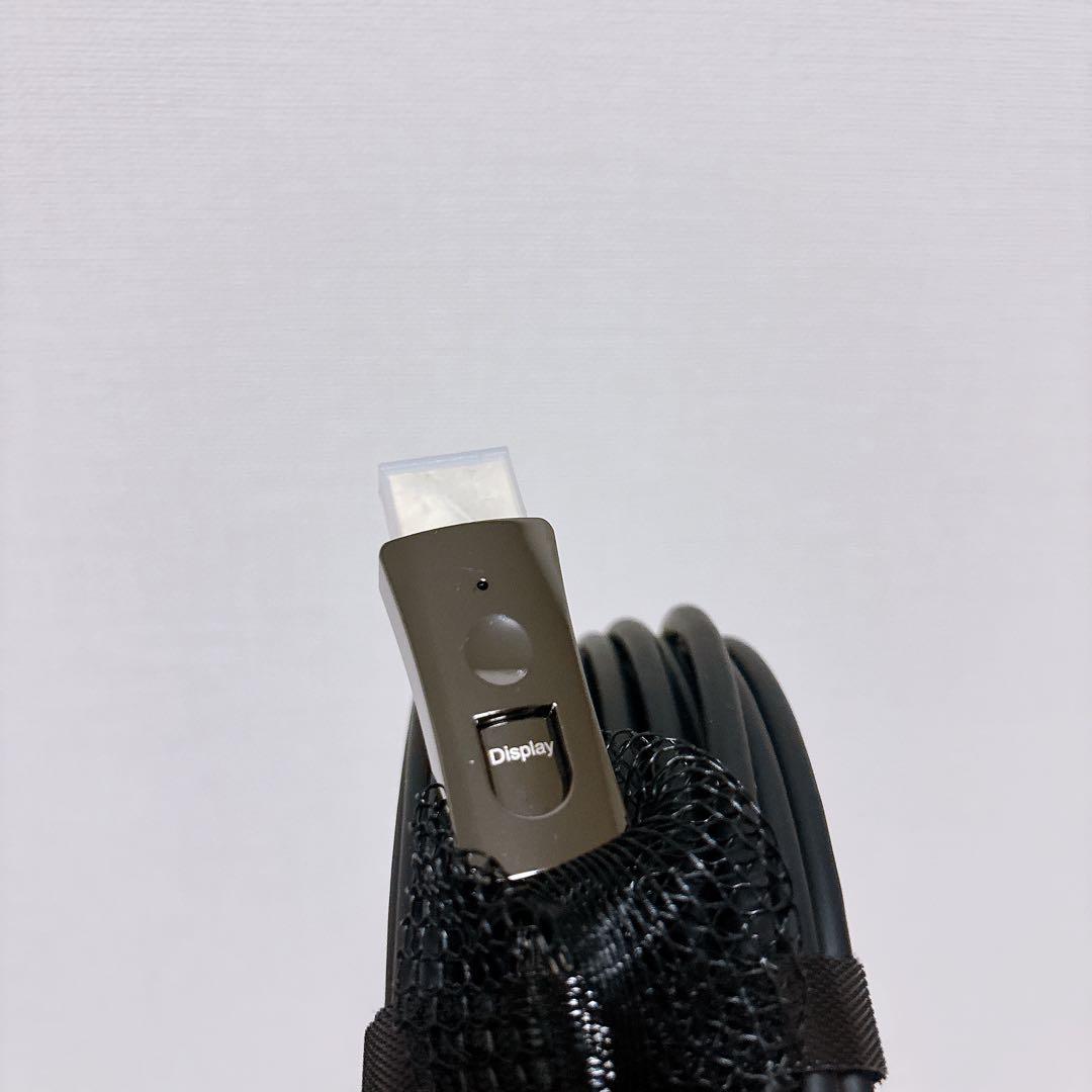 8K対応 HDMIファイバーオプティカルケーブル 20m ブラック 黒