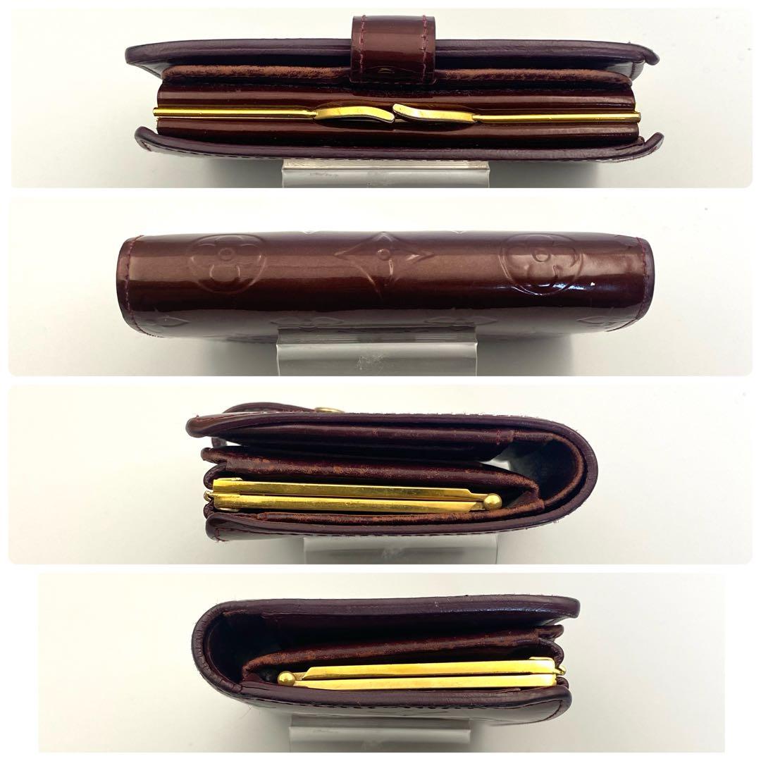 ルイヴィトン ヴェルニ ポルトフォイユ ヴィエノワ がま口 二つ折り財布 財布