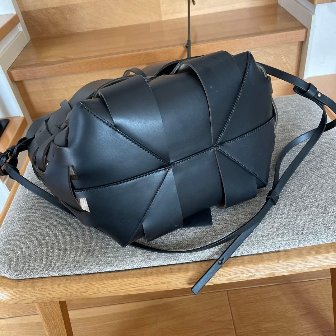 ZANCHETTIザンケッティ ミディショッパー ブラック　バッグ