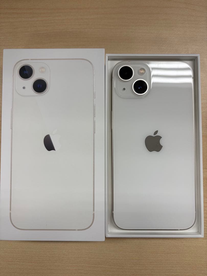 【美品】iPhone13 128GB スターライト(ホワイト)