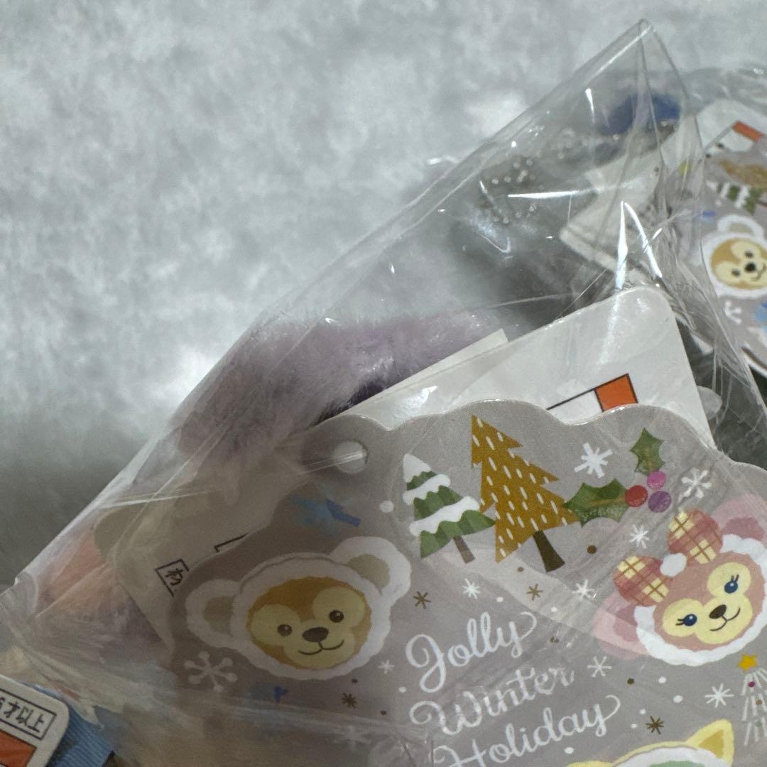 ダッフィーフレンズ　ウィンターホリデー　ぬいぐるみストラップ