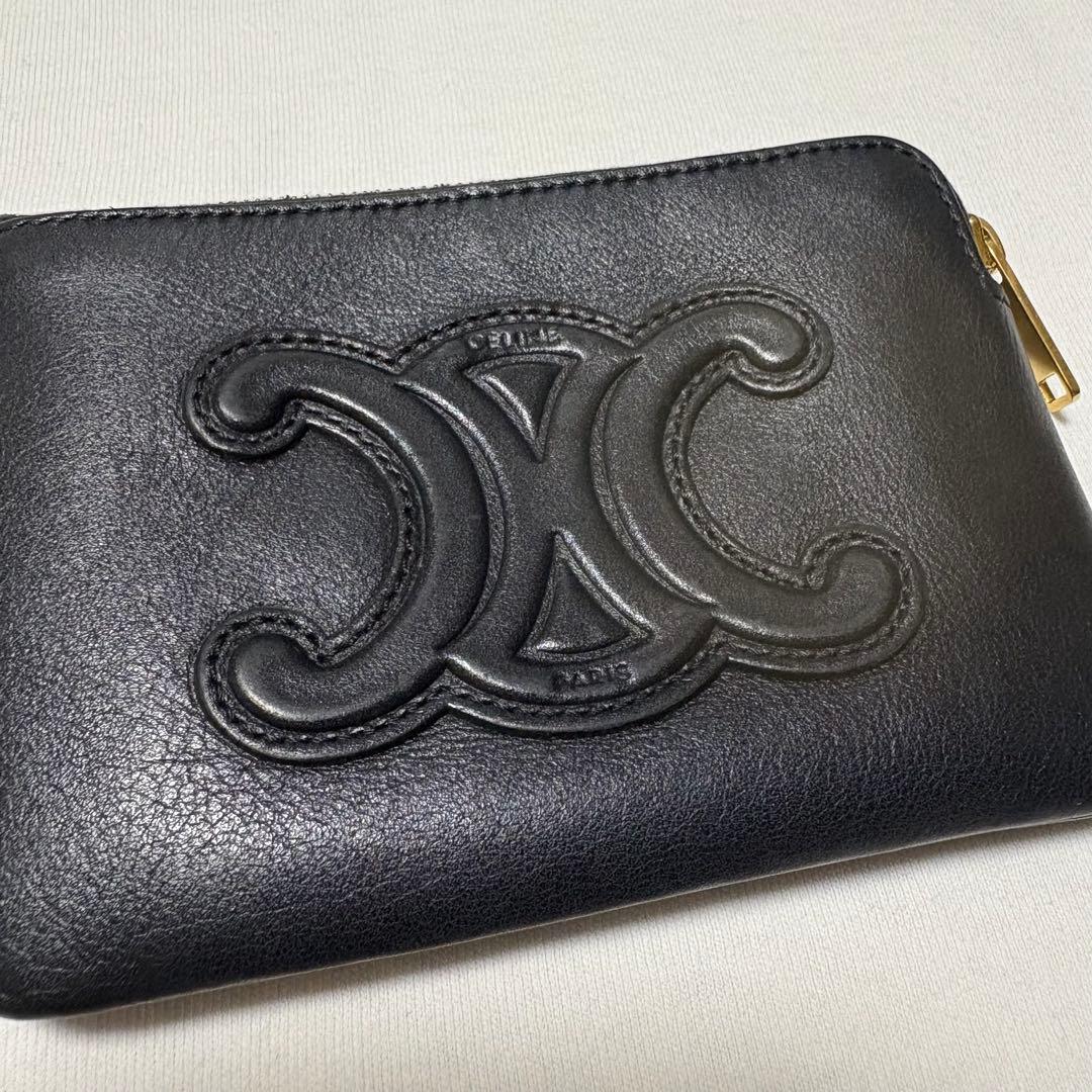 【美品】CELINセリーヌ　ケース　キーリング付き　トリオンフ