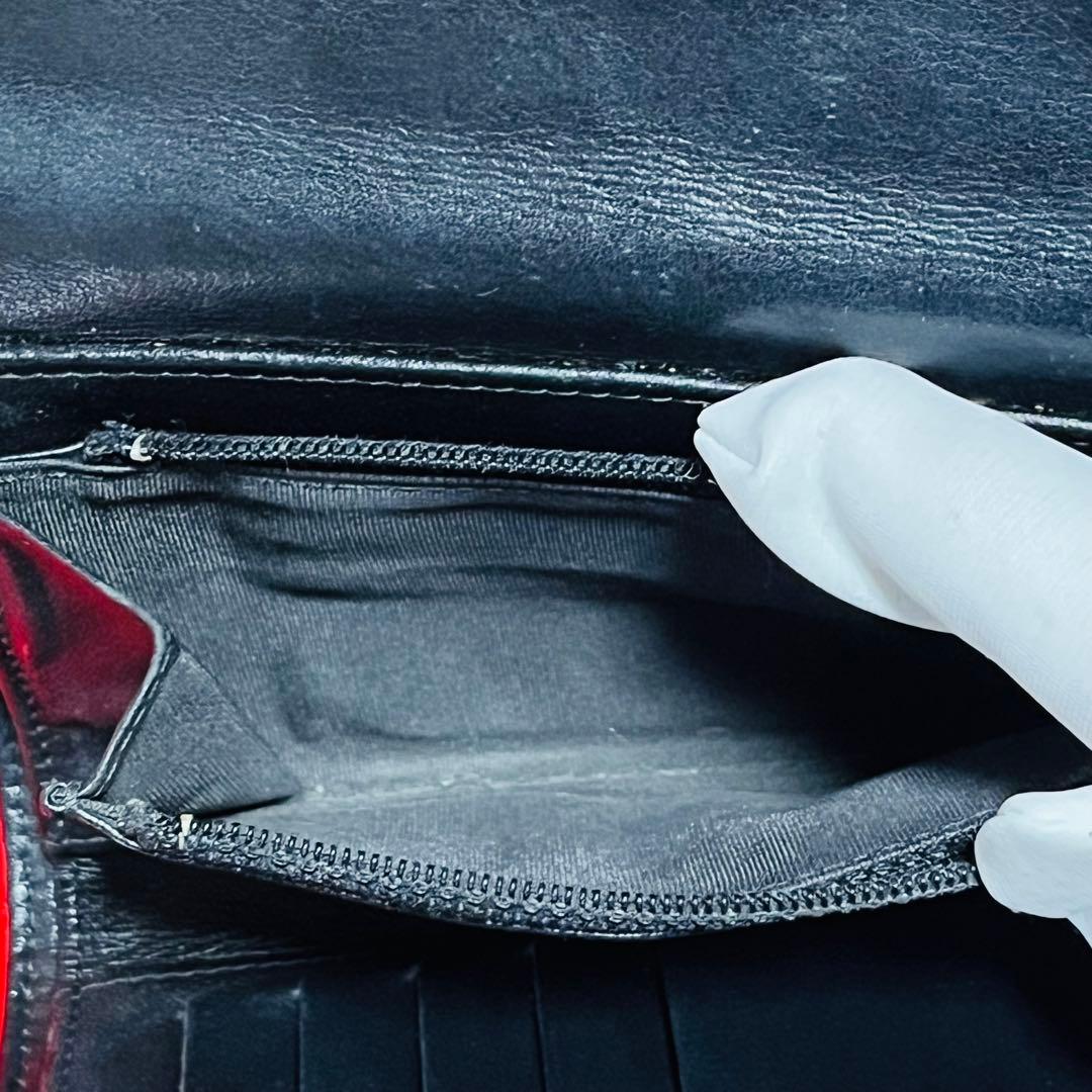 CHANEL シャネル 三つ折り財布 ココマーク スタッズ マトラッセ ブラック