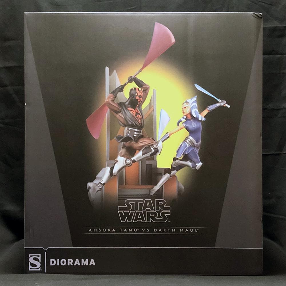 クローン・ウォーズ【アソーカ・タノ vs ダース・モール】ジオラマ　サイドショウ