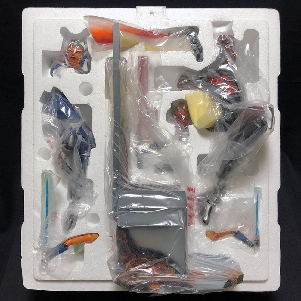 クローン・ウォーズ【アソーカ・タノ vs ダース・モール】ジオラマ　サイドショウ