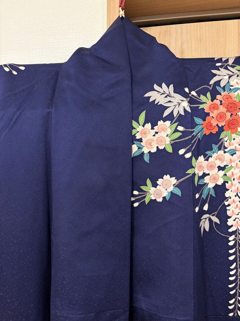 振袖フルセット 紺青 四季花 sMH2512135