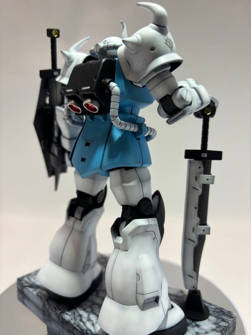 HG グフカスタム(ヴァイスローゼ)塗装完成品