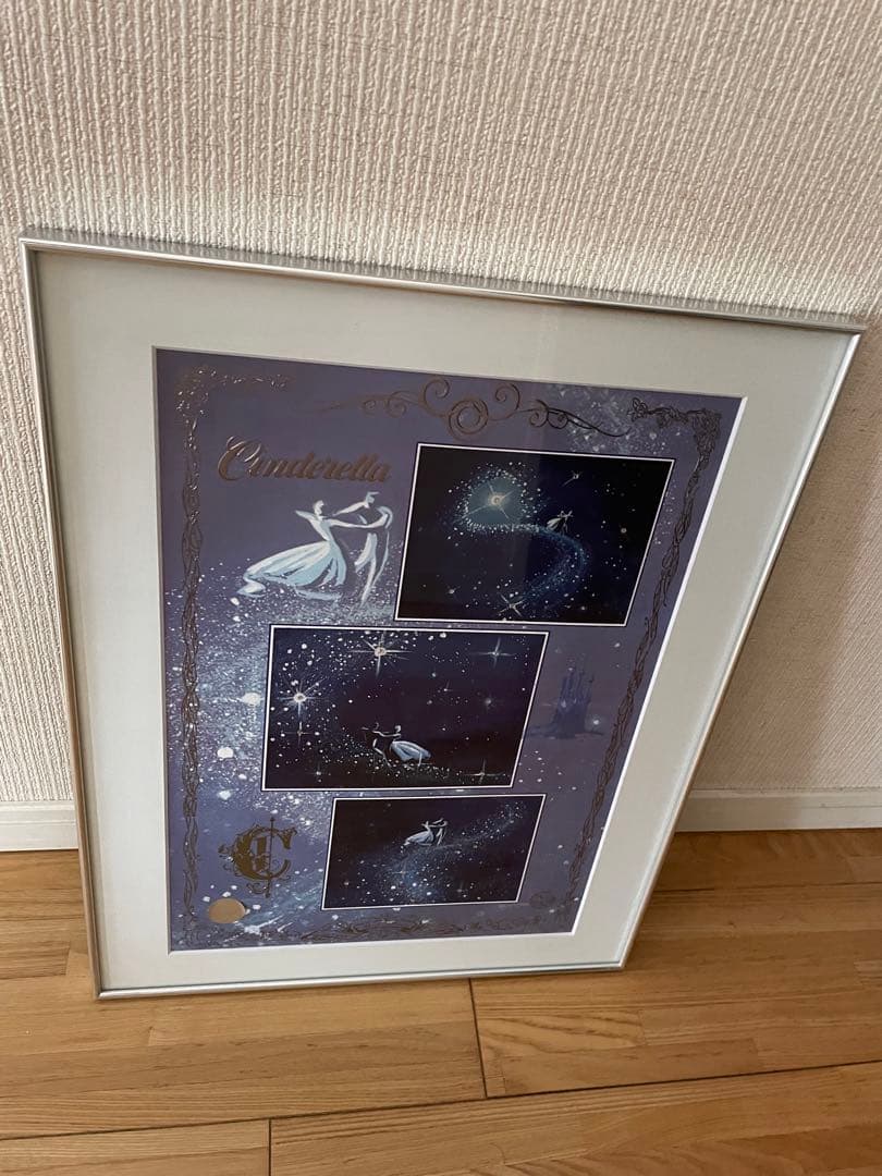 【Disney Art】シンデレラ　スワロフスキー　クリスタル 装飾